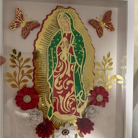 Accessories - Gold and Green Religious Wall Art Decor